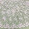 1 Yard Elegant Corded Bridal Lace Fabric with Embroidered on 100% Polyester Net Mesh 56" Width